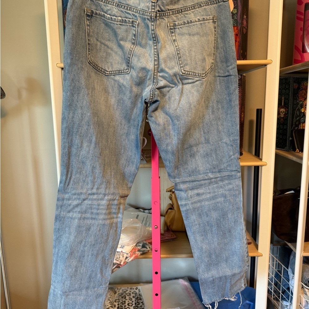 Gap Sexy Bf Size 8. Purposely Distressed. Pre Loved . Raw Hem View 4